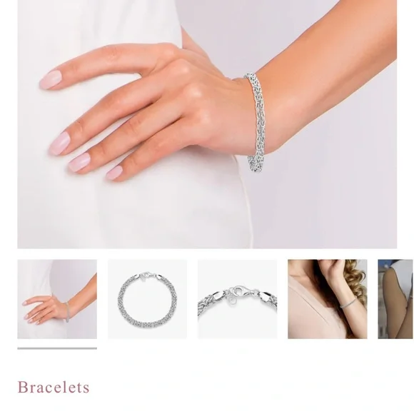 Miabella Sterling Silver Jewelry Set - Picture 2 of 9